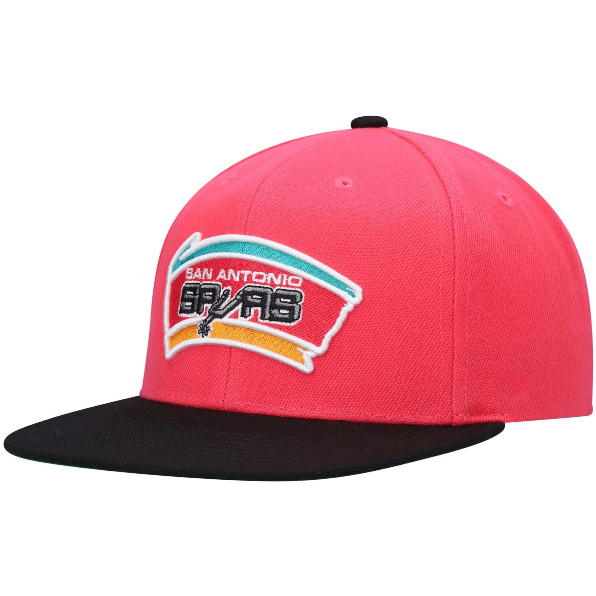 San Antonio Spurs mens san antonio spurs mitchell  ness pink hardwood classics snapback hat Collection | Official Spurs Store