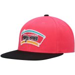 San Antonio Spurs mens san antonio spurs mitchell  ness pink hardwood classics snapback hat Collection | Official Spurs Store