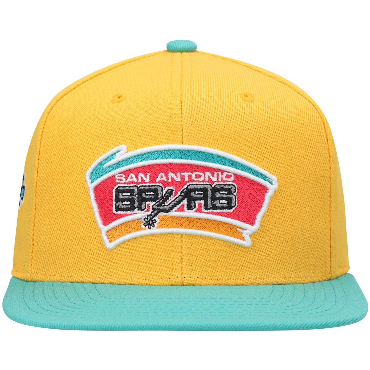 San Antonio Spurs mens san antonio spurs mitchell  ness yellow hardwood classics snapback hat Collection | Official Spurs Store