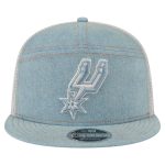 San Antonio Spurs mens san antonio spurs new era adventure denim split panel 9fifty snapback trucker hat Collection | Official Spurs Store