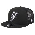 San Antonio Spurs mens san antonio spurs new era black 9fifty snapback trucker hat Collection | Official Spurs Store