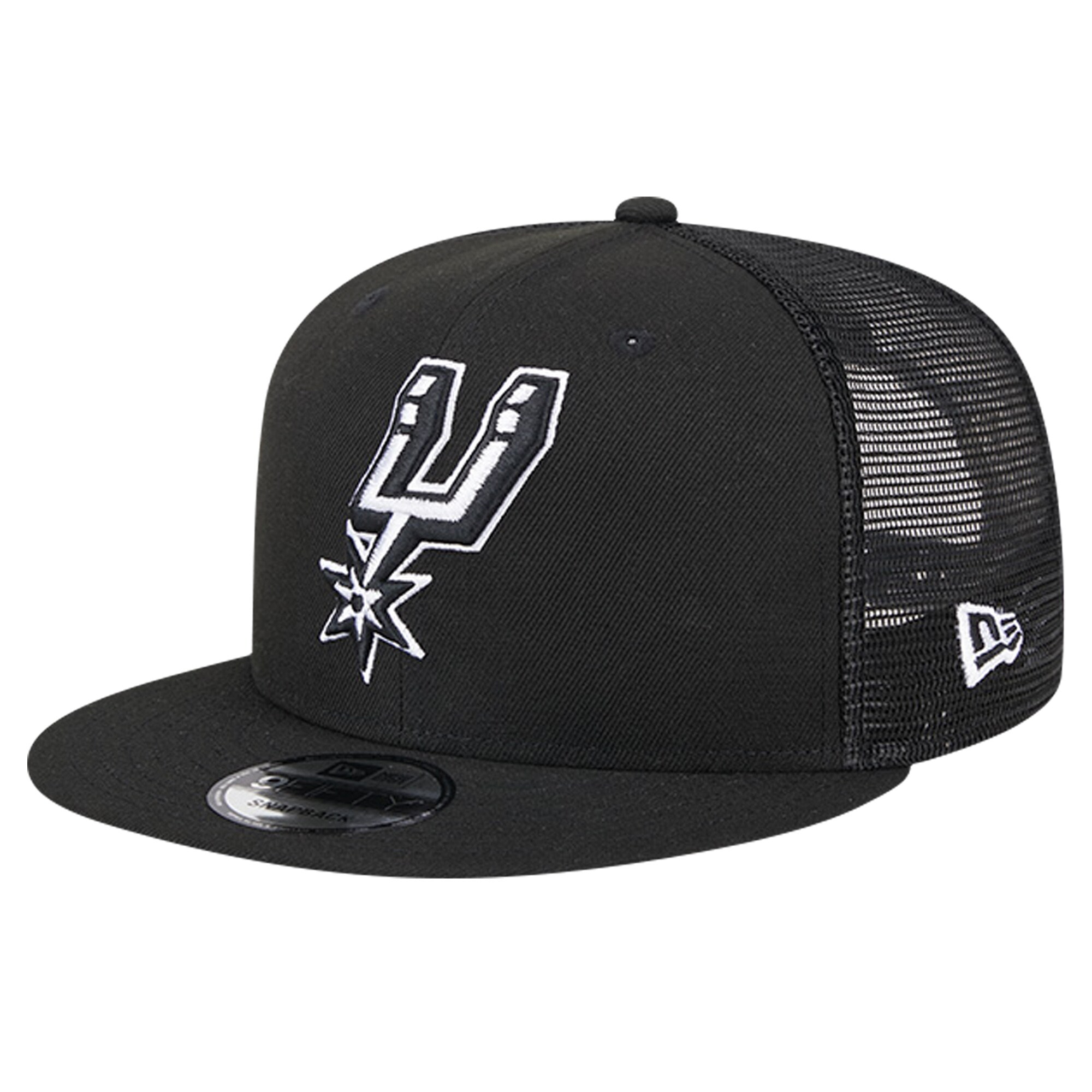 San Antonio Spurs mens san antonio spurs new era black 9fifty snapback trucker hat Collection | Official Spurs Store
