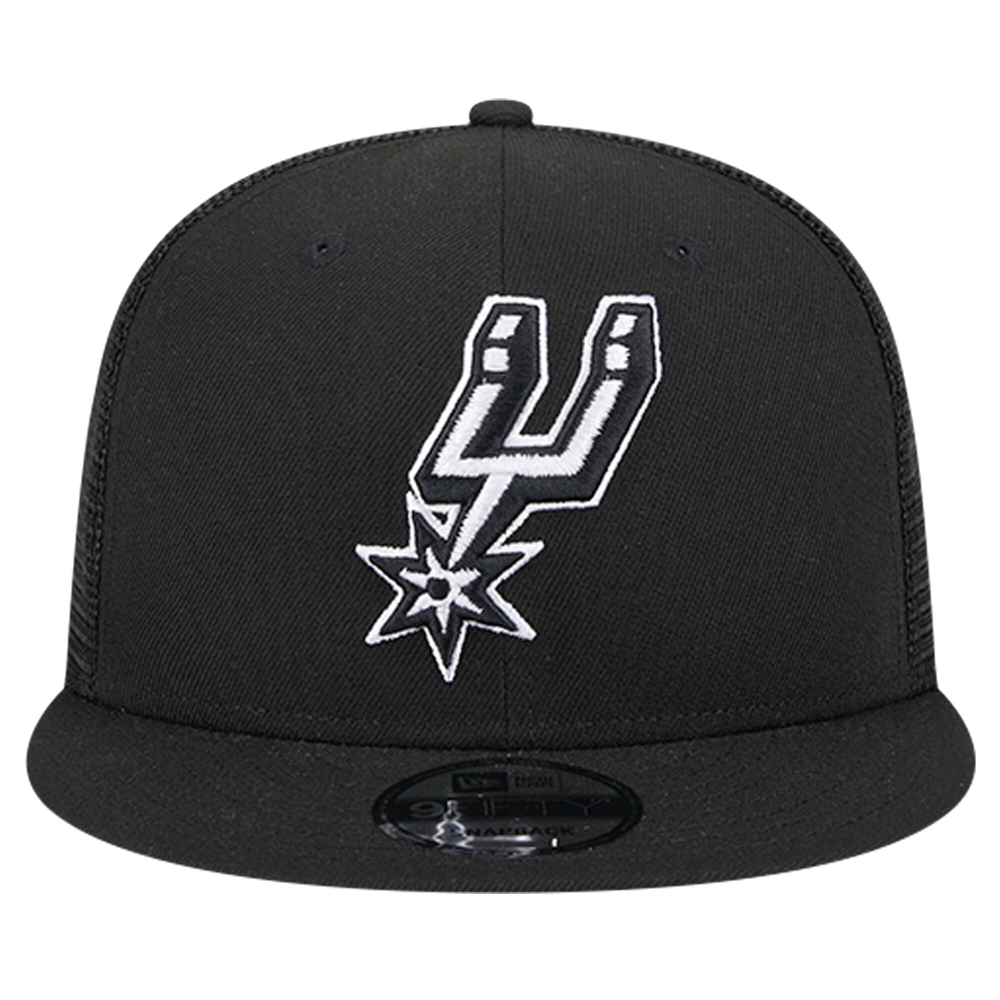 San Antonio Spurs mens san antonio spurs new era black 9fifty snapback trucker hat Collection | Official Spurs Store