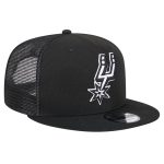 San Antonio Spurs mens san antonio spurs new era black 9fifty snapback trucker hat Collection | Official Spurs Store