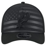 San Antonio Spurs mens san antonio spurs new era black game day flag a-frame 9forty adjustable hat Collection | Official Spurs Store