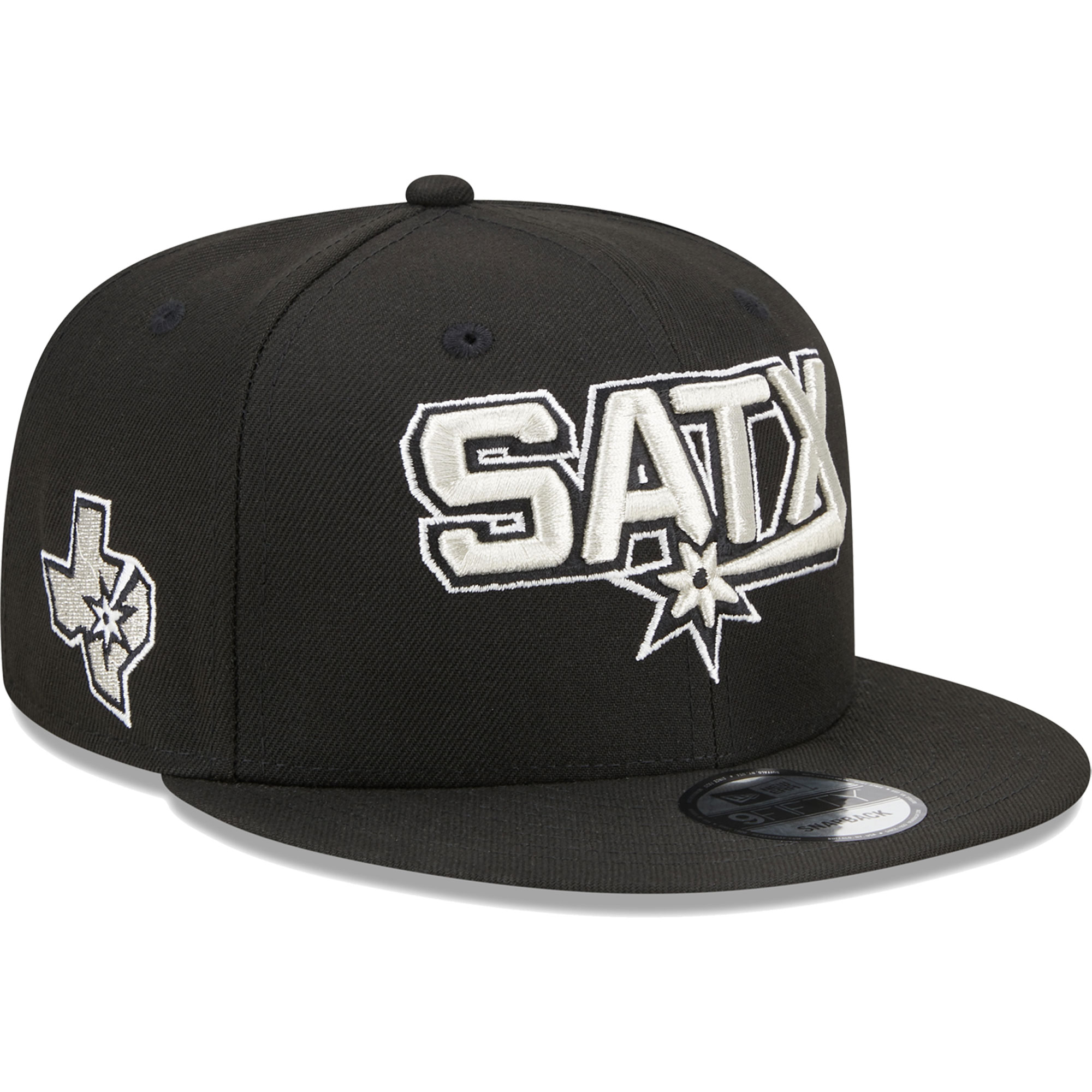 San Antonio Spurs mens san antonio spurs new era black jersey hook statement edition 9fifty snapback hat Collection | Official Spurs Store