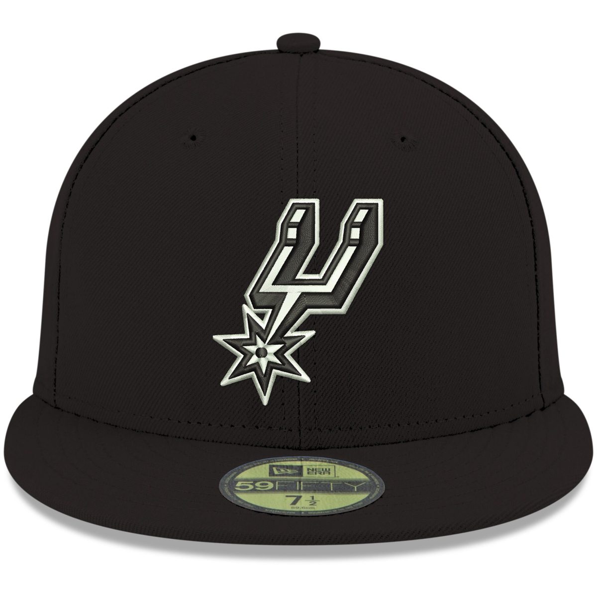 San Antonio Spurs mens san antonio spurs new era black official team color 59fifty fitted hat Collection | Official Spurs Store