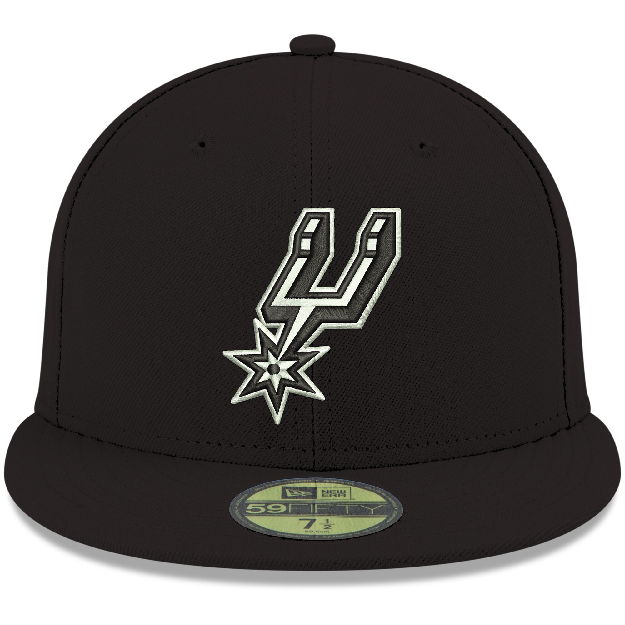 San Antonio Spurs mens san antonio spurs new era black official team color 59fifty fitted hat Collection | Official Spurs Store