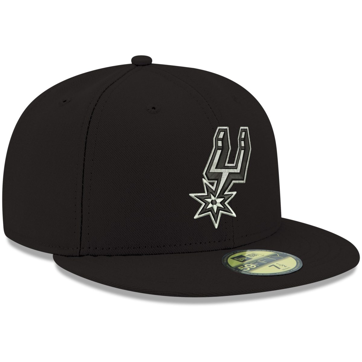San Antonio Spurs mens san antonio spurs new era black official team color 59fifty fitted hat Collection | Official Spurs Store