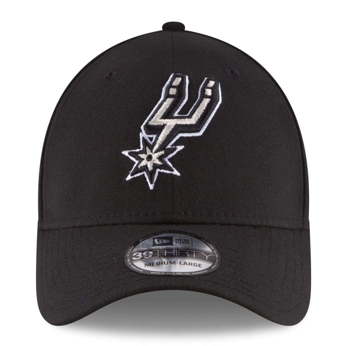 San Antonio Spurs mens san antonio spurs new era black team classic 39thirty flex hat Collection | Official Spurs Store
