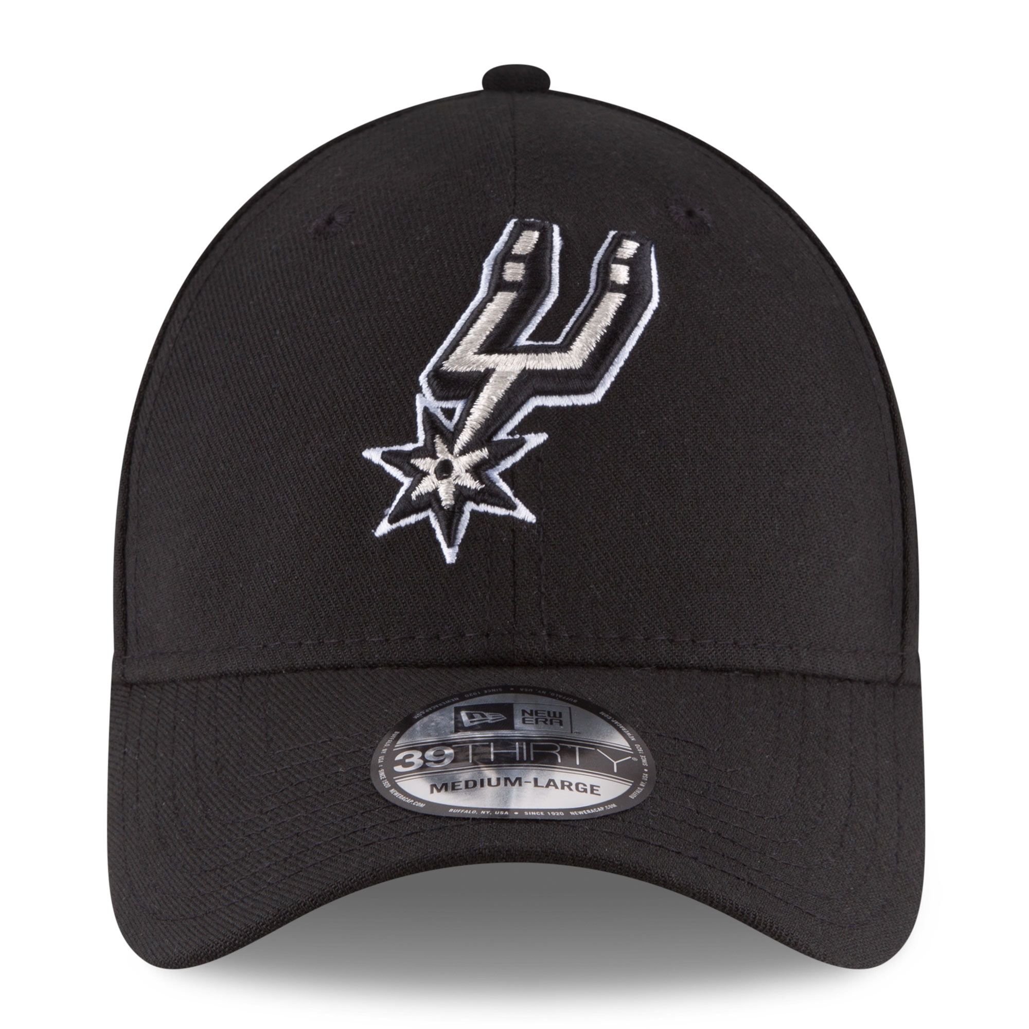 San Antonio Spurs mens san antonio spurs new era black team classic 39thirty flex hat Collection | Official Spurs Store