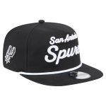 San Antonio Spurs mens san antonio spurs new era black team text golfer snapback hat Collection | Official Spurs Store
