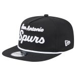 San Antonio Spurs mens san antonio spurs new era black team text golfer snapback hat Collection | Official Spurs Store
