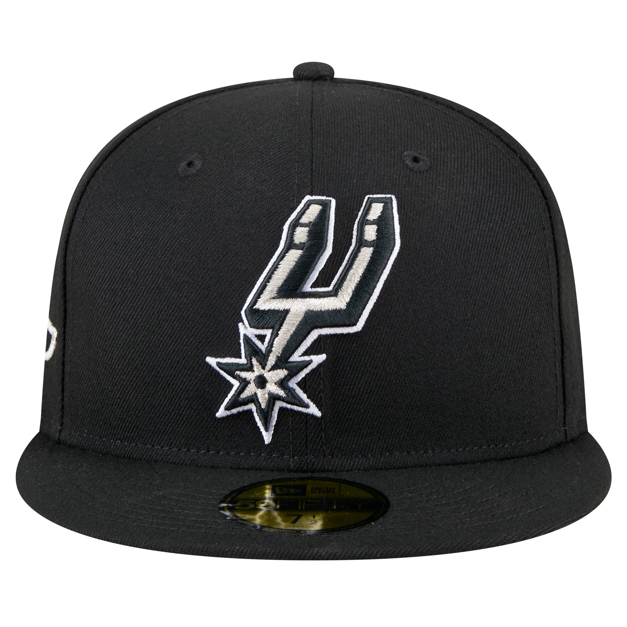 San Antonio Spurs mens san antonio spurs new era black throwback pennant 59fifty fitted hat Collection | Official Spurs Store