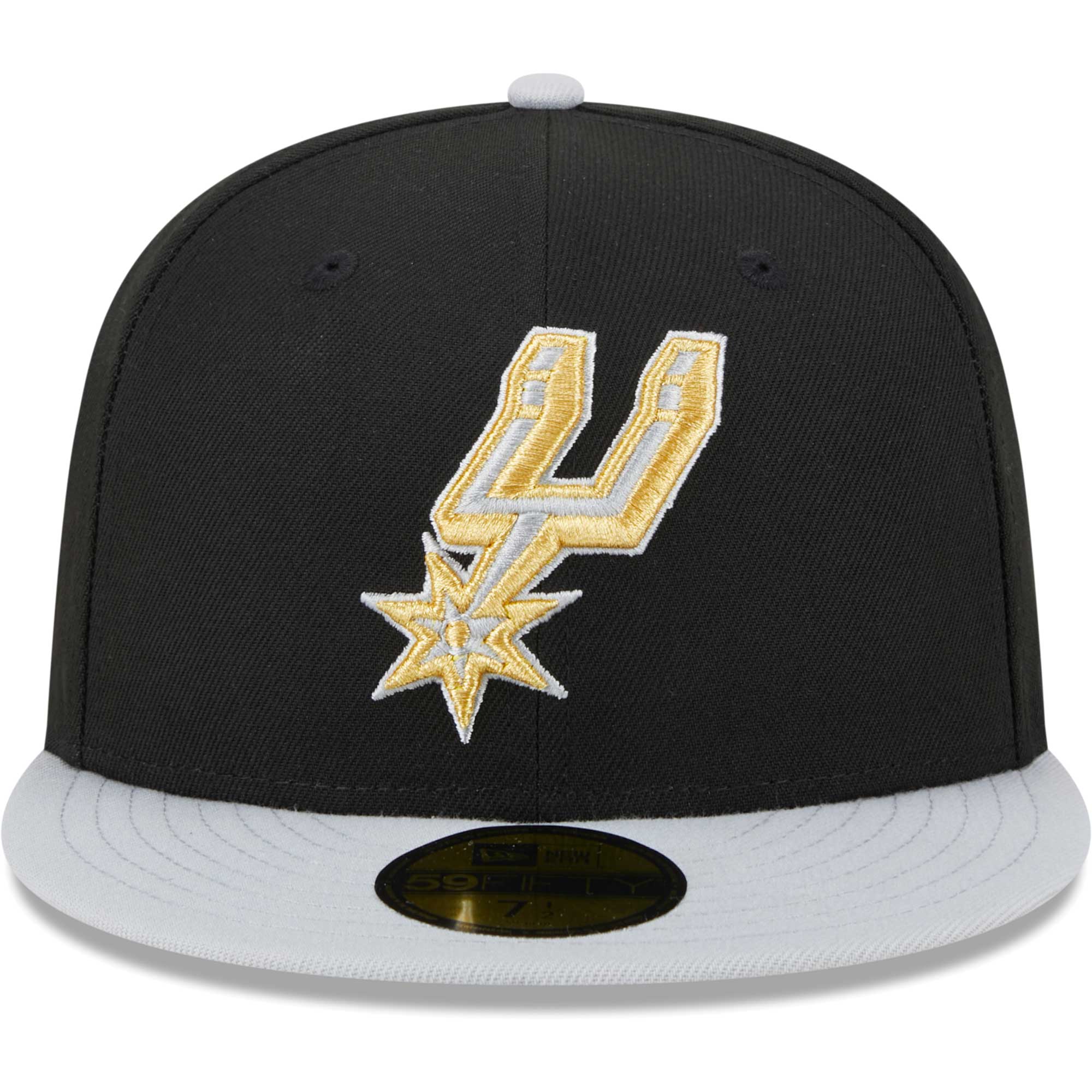 San Antonio Spurs mens san antonio spurs new era blackgray gameday gold pop stars 59fifty fitted hat Collection | Official Spurs Store
