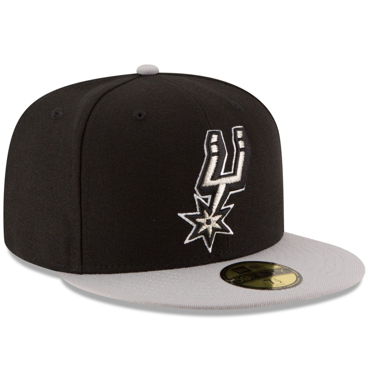 San Antonio Spurs mens san antonio spurs new era blackgray official team color 2tone 59fifty fitted hat Collection | Official Spurs Store