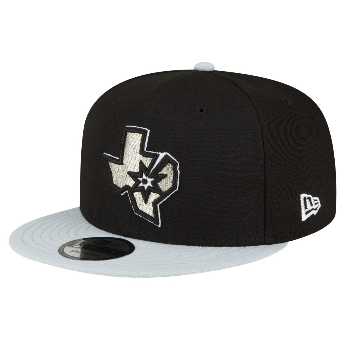 San Antonio Spurs mens san antonio spurs new era blacksilver 2-tone 9fifty snapback hat Collection | Official Spurs Store