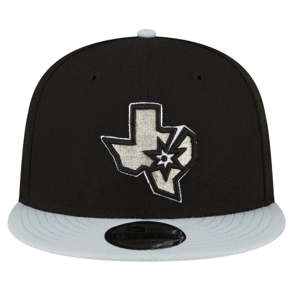San Antonio Spurs mens san antonio spurs new era blacksilver 2-tone 9fifty snapback hat Collection | Official Spurs Store