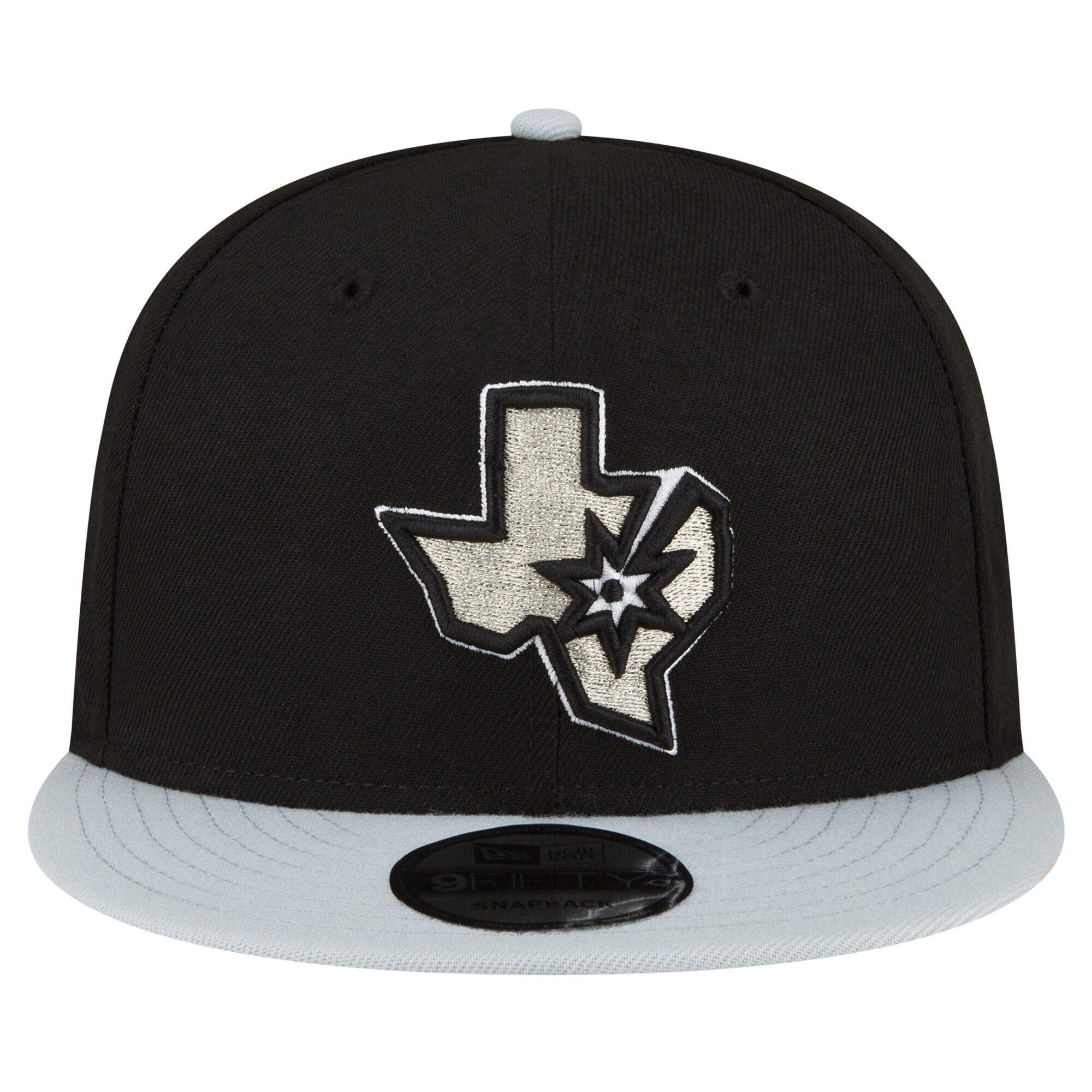 San Antonio Spurs mens san antonio spurs new era blacksilver 2-tone 9fifty snapback hat Collection | Official Spurs Store