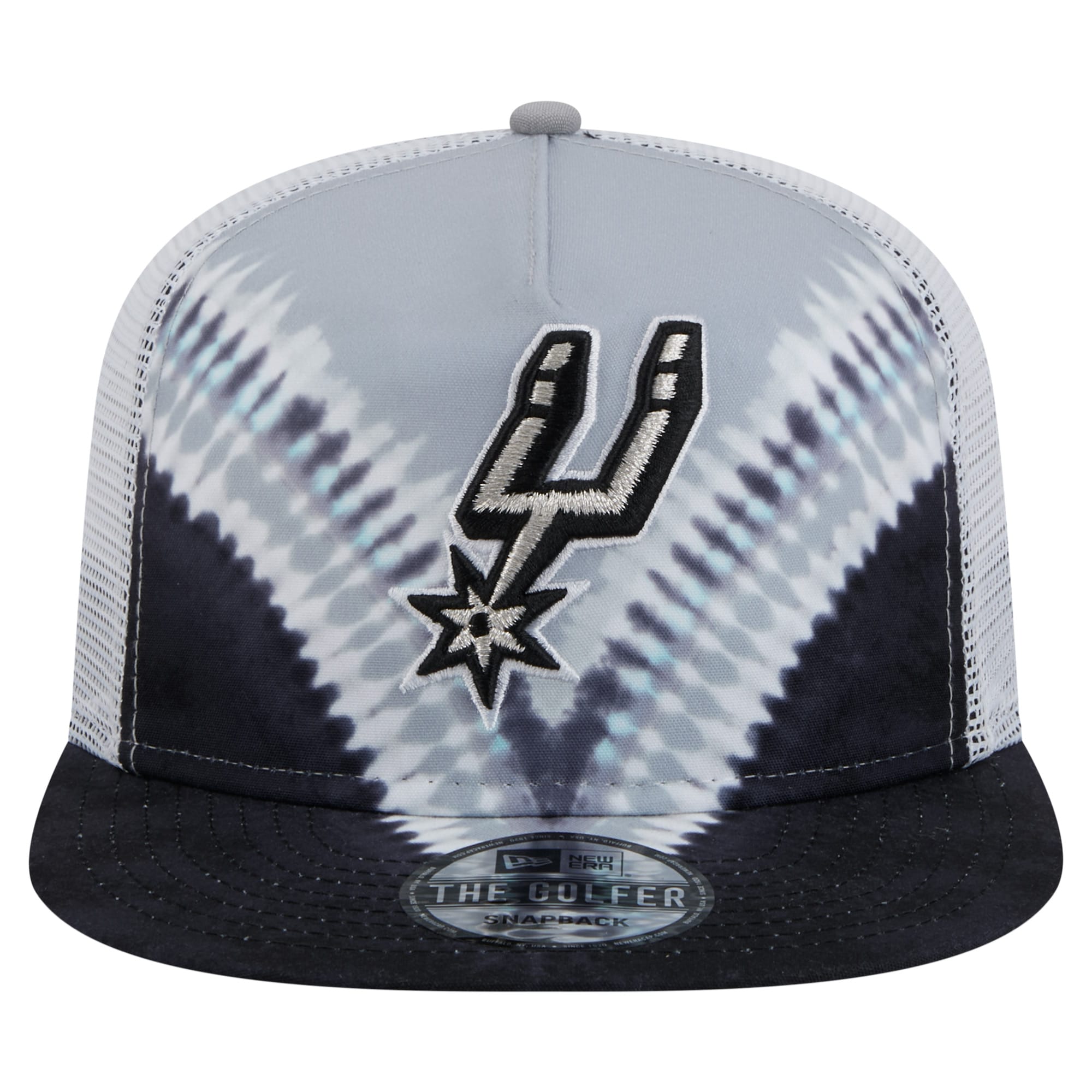 San Antonio Spurs mens san antonio spurs new era blacksilver throwback dye golfer snapback hat Collection | Official Spurs Store