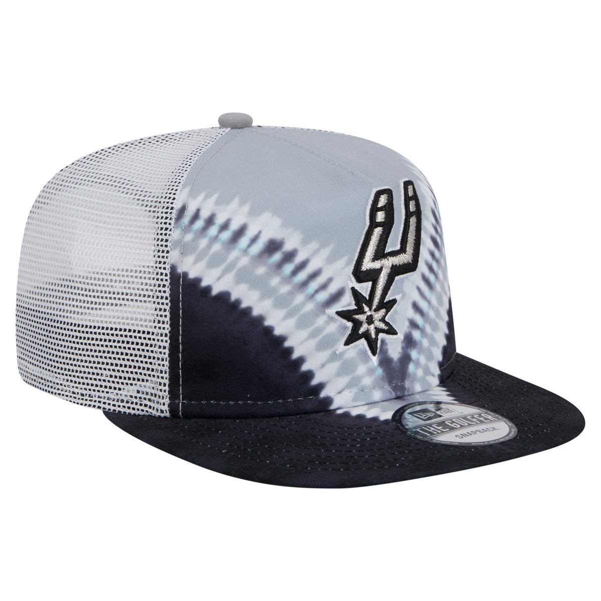 San Antonio Spurs mens san antonio spurs new era blacksilver throwback dye golfer snapback hat Collection | Official Spurs Store