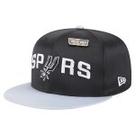 San Antonio Spurs mens san antonio spurs new era blacksilver throwback satin vintage pin two-tone 59fifty fitted hat Collection | Official Spurs Store