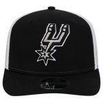 San Antonio Spurs mens san antonio spurs new era blackwhite trucker 9seventy coolera stretch-snap hat Collection | Official Spurs Store