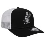 San Antonio Spurs mens san antonio spurs new era blackwhite trucker 9seventy coolera stretch-snap hat Collection | Official Spurs Store