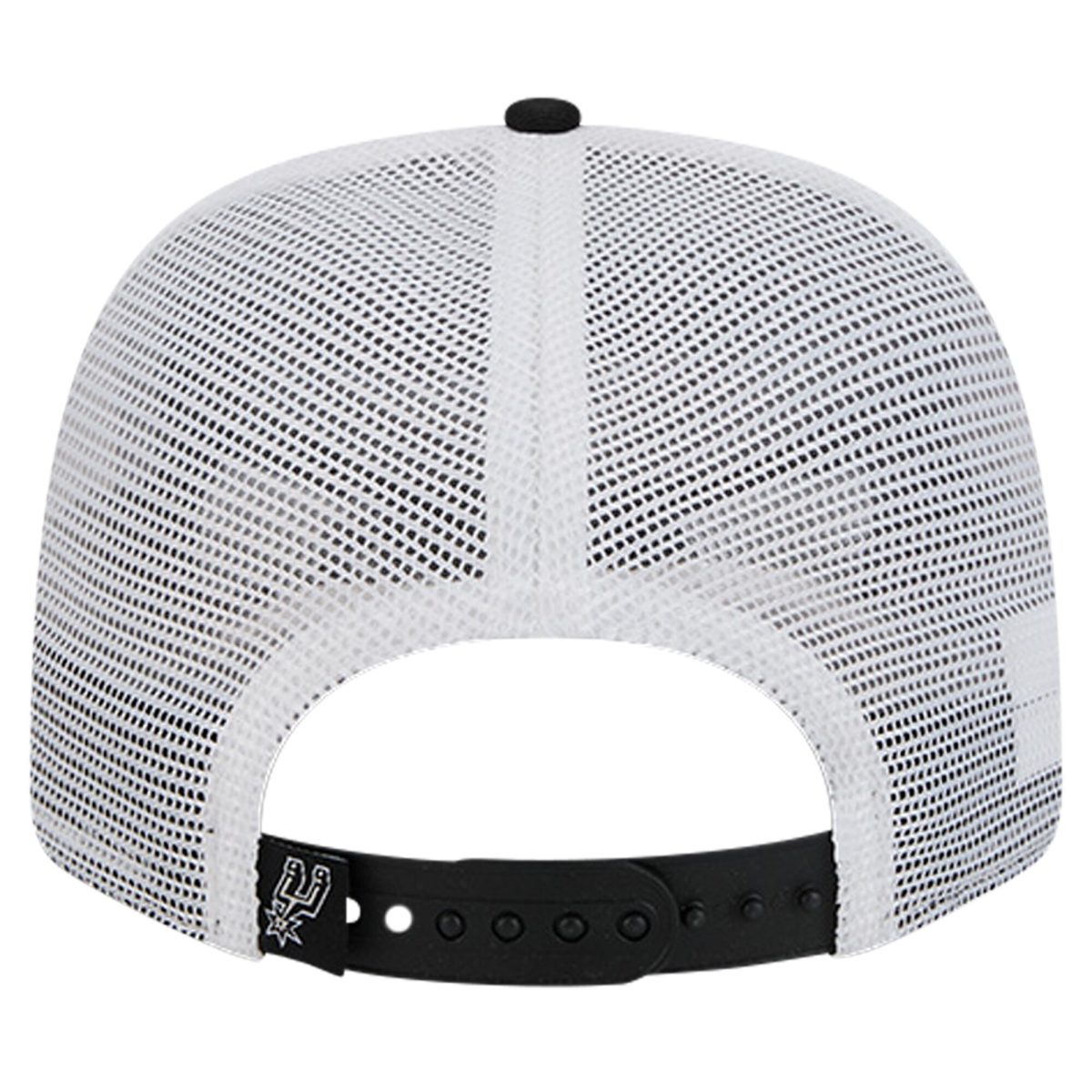 San Antonio Spurs mens san antonio spurs new era blackwhite trucker 9seventy coolera stretch-snap hat Collection | Official Spurs Store
