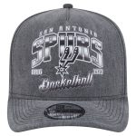 San Antonio Spurs mens san antonio spurs new era charcoal throwback washed pre-curved 9fifty snapback hat Collection | Official Spurs Store