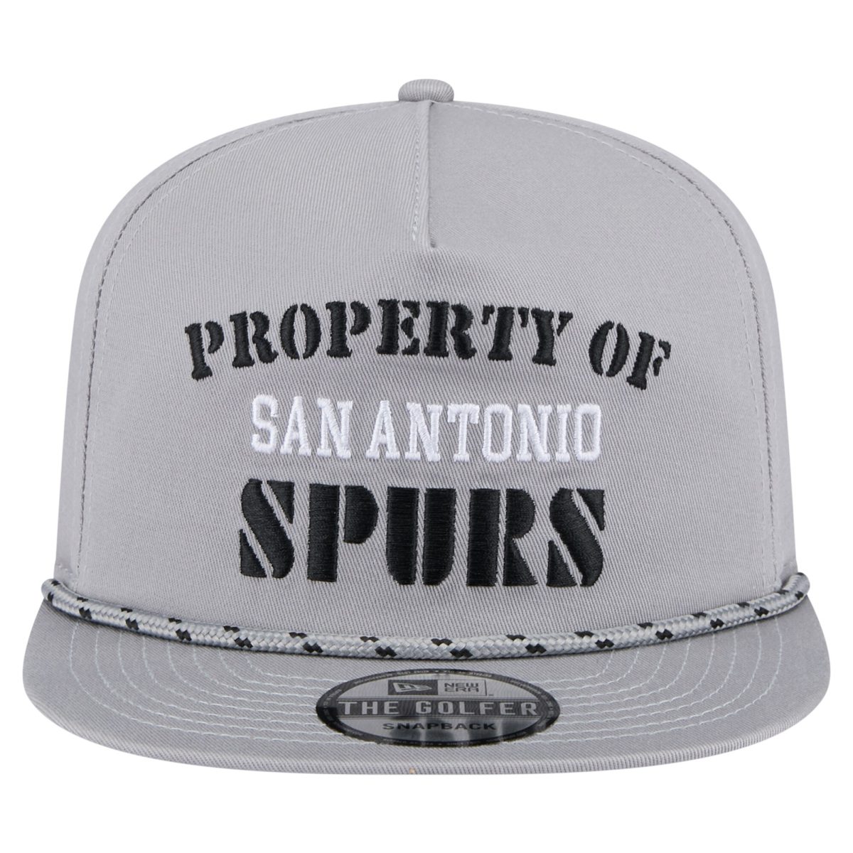 San Antonio Spurs mens san antonio spurs new era gray throwback property of golfer snapback hat Collection | Official Spurs Store