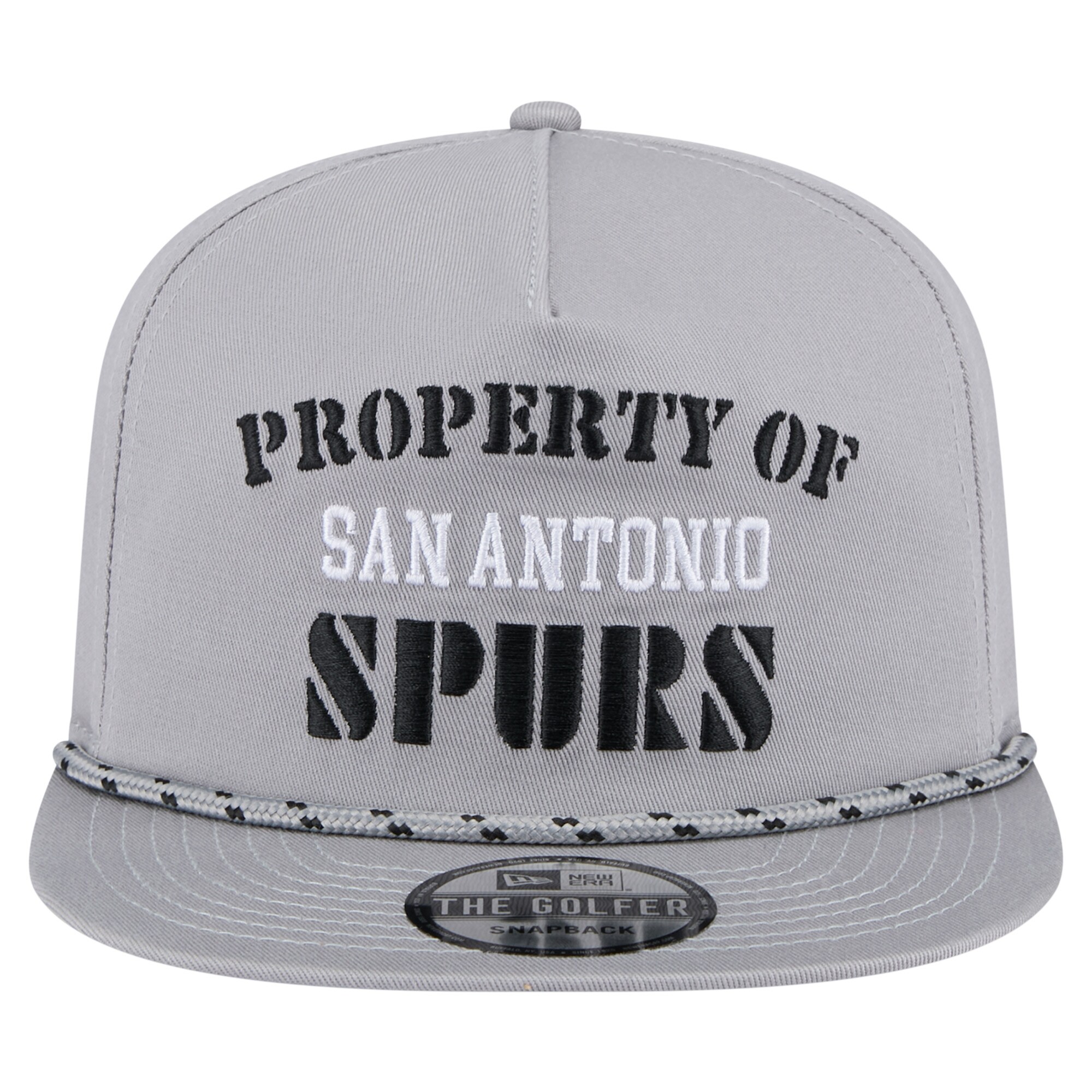 San Antonio Spurs mens san antonio spurs new era gray throwback property of golfer snapback hat Collection | Official Spurs Store