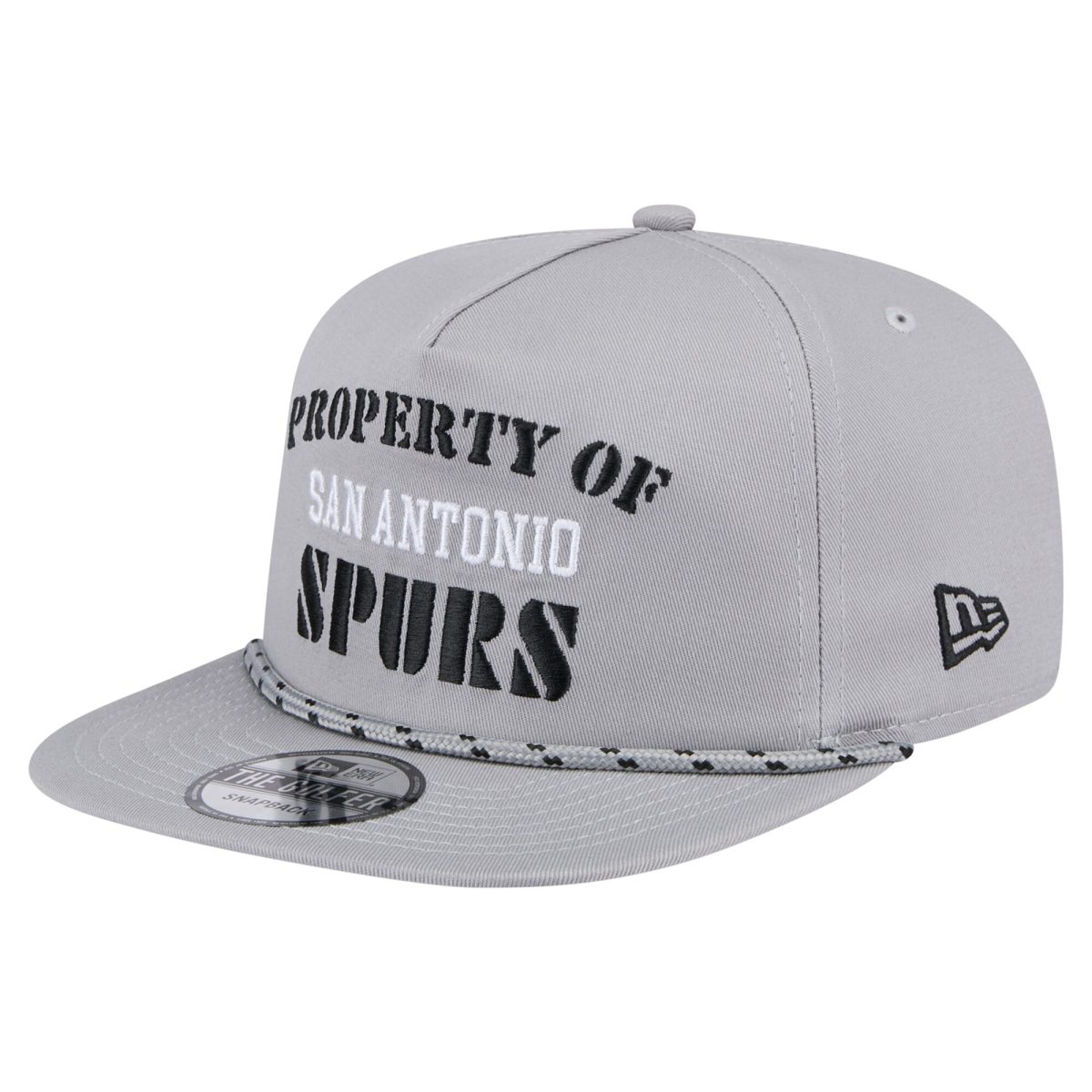 San Antonio Spurs mens san antonio spurs new era gray throwback property of golfer snapback hat Collection | Official Spurs Store