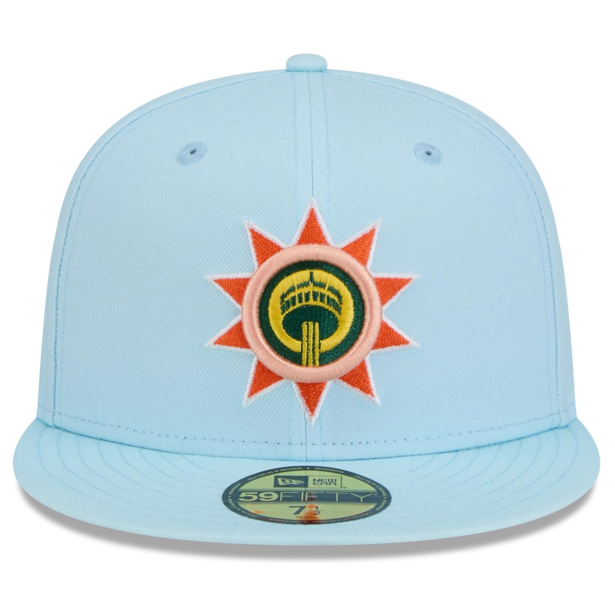 San Antonio Spurs mens san antonio spurs new era light blue 202425 city edition alternate 59fifty fitted hat Collection | Official Spurs Store