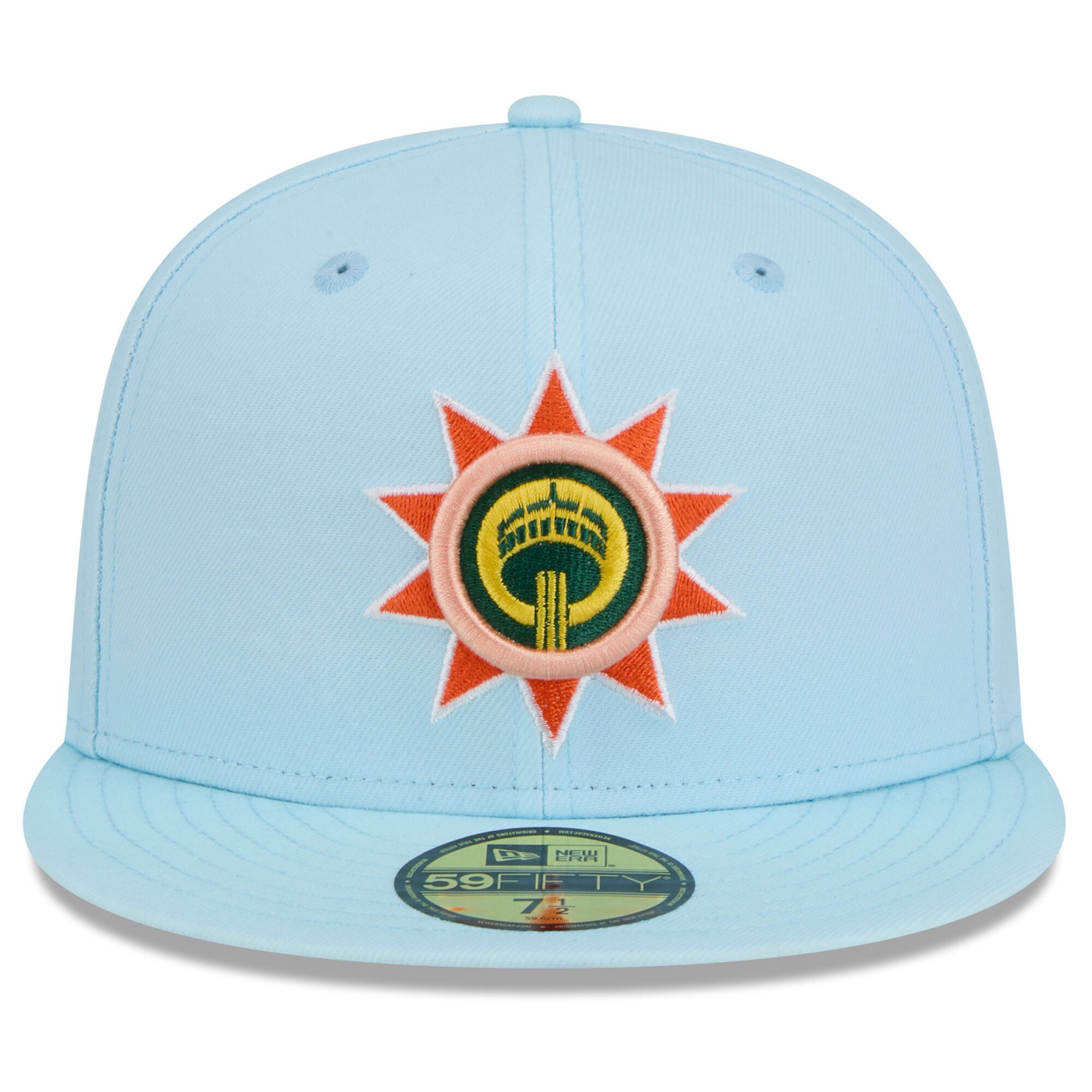 San Antonio Spurs mens san antonio spurs new era light blue 202425 city edition alternate 59fifty fitted hat Collection | Official Spurs Store