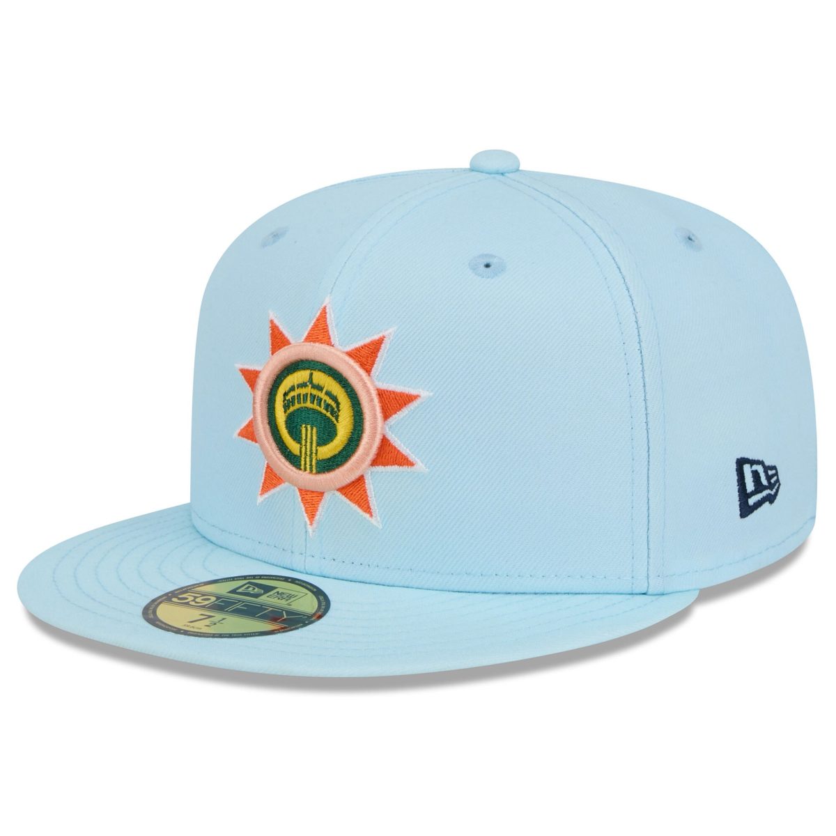San Antonio Spurs mens san antonio spurs new era light blue 202425 city edition alternate 59fifty fitted hat Collection | Official Spurs Store