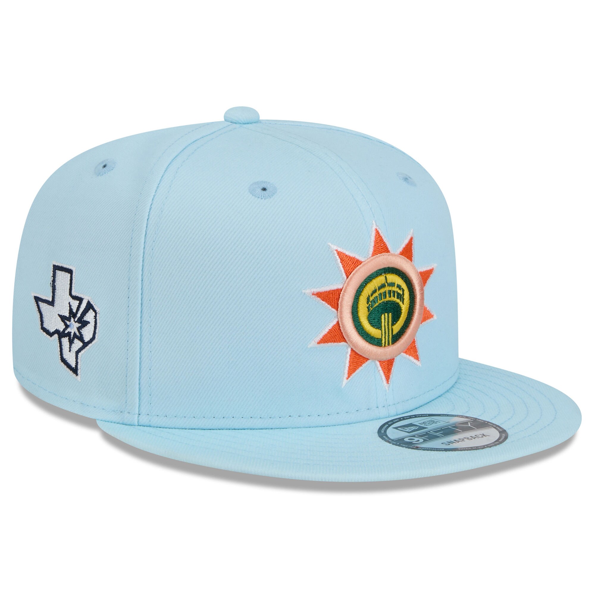 San Antonio Spurs mens san antonio spurs new era light blue 202425 city edition alternate 9fifty snapback hat Collection | Official Spurs Store