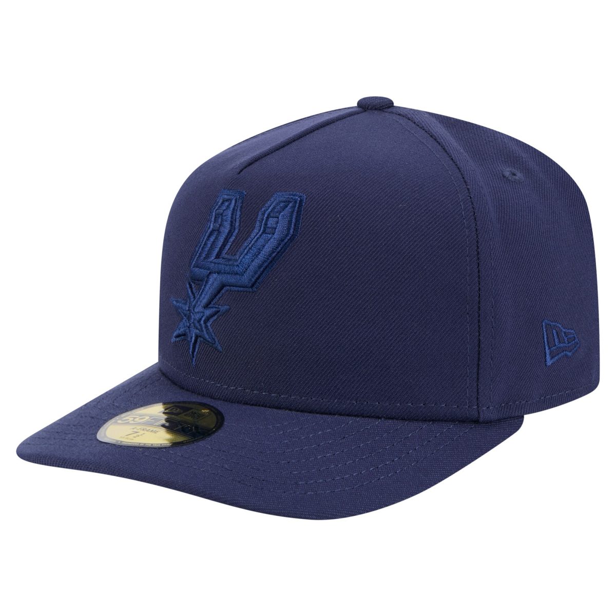 San Antonio Spurs mens san antonio spurs new era navy colorpack a-frame pinch front 59fifty fitted hat Collection | Official Spurs Store