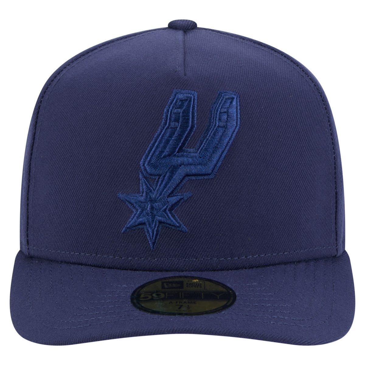 San Antonio Spurs mens san antonio spurs new era navy colorpack a-frame pinch front 59fifty fitted hat Collection | Official Spurs Store