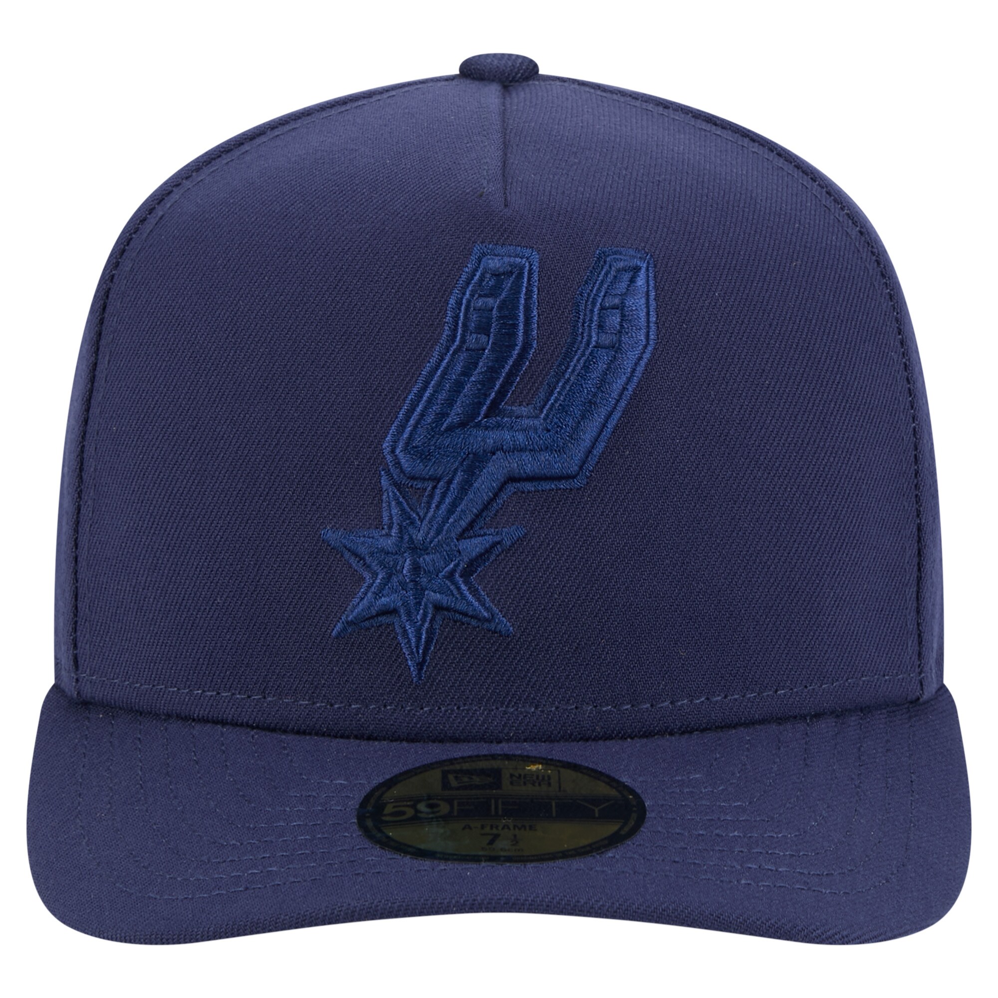 San Antonio Spurs mens san antonio spurs new era navy colorpack a-frame pinch front 59fifty fitted hat Collection | Official Spurs Store