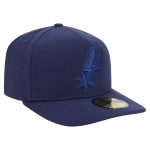 San Antonio Spurs mens san antonio spurs new era navy colorpack a-frame pinch front 59fifty fitted hat Collection | Official Spurs Store