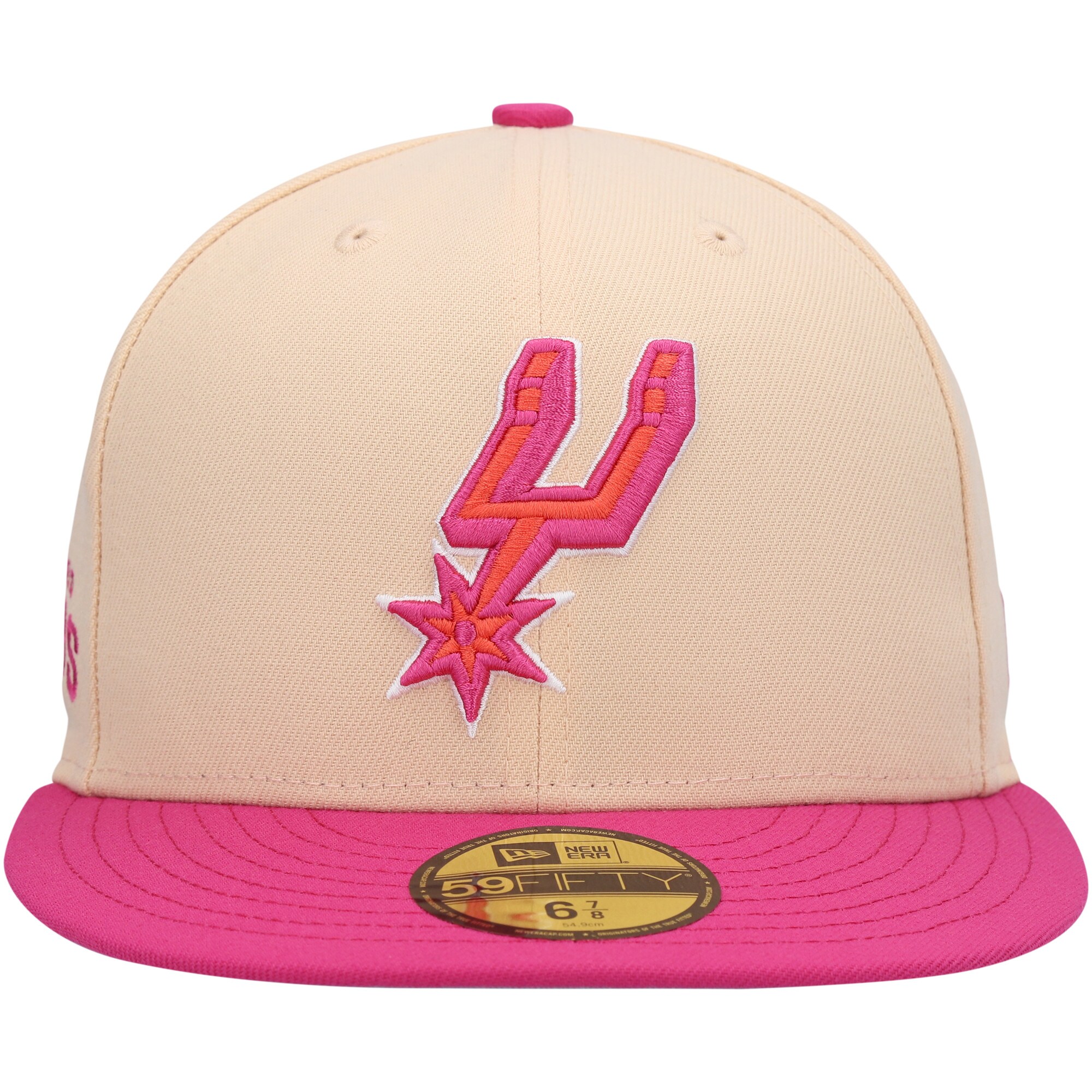 San Antonio Spurs mens san antonio spurs new era orangepink passion mango 59fifty fitted hat Collection | Official Spurs Store