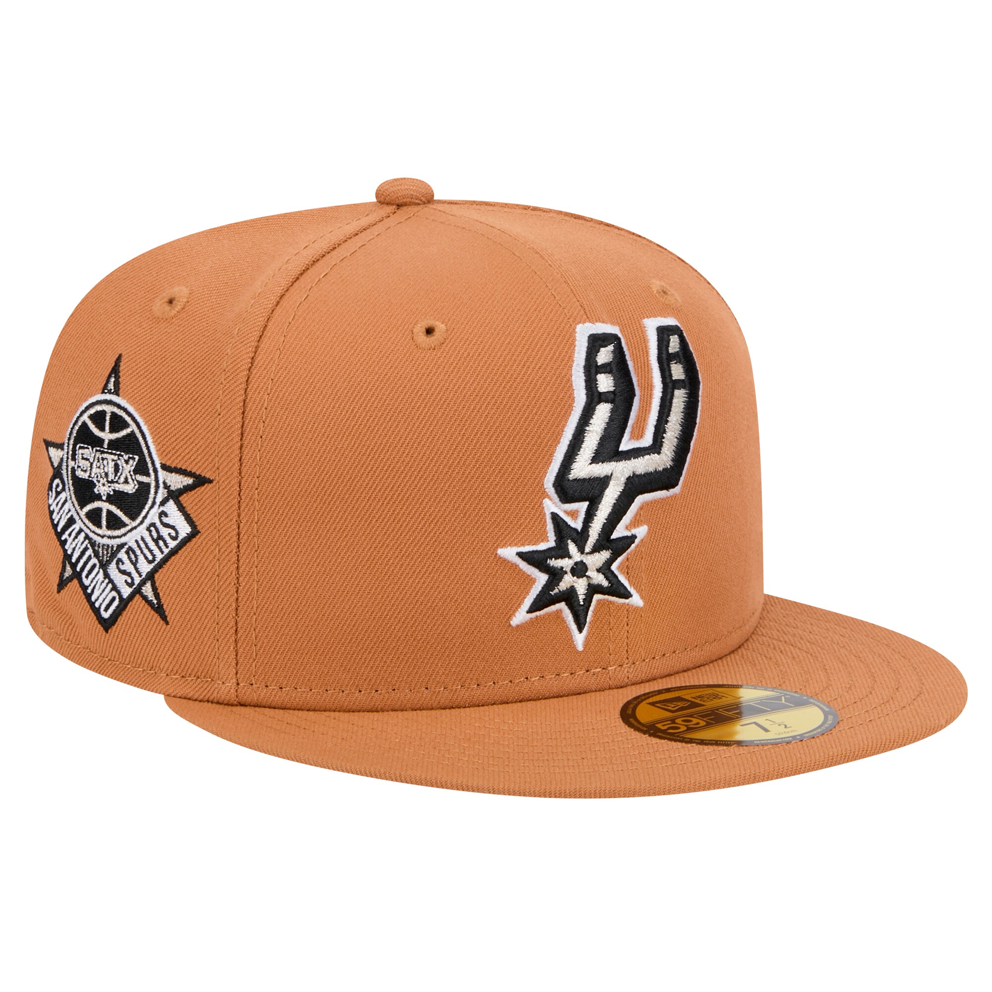 San Antonio Spurs mens san antonio spurs new era tan color pack 59fifty fitted hat Collection | Official Spurs Store