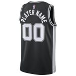 San Antonio Spurs mens san antonio spurs nike black swingman custom jersey – icon edition Collection | Official Spurs Store