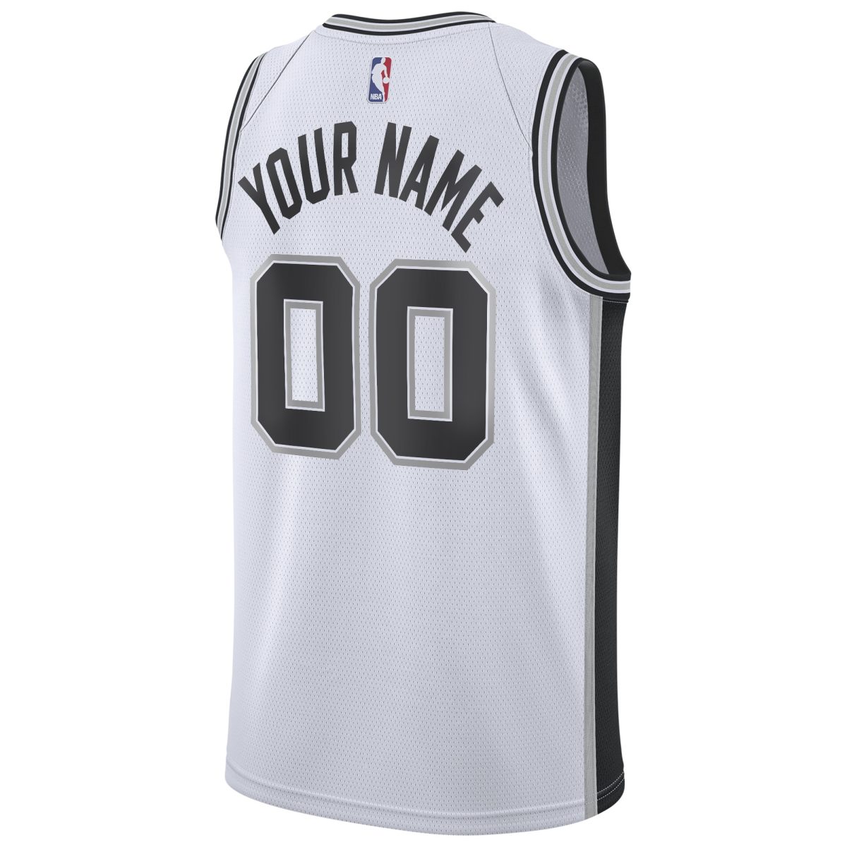 San Antonio Spurs mens san antonio spurs nike white custom swingman jersey – association edition Collection | Official Spurs Store