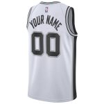 San Antonio Spurs mens san antonio spurs nike white custom swingman jersey – association edition Collection | Official Spurs Store
