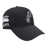 San Antonio Spurs mens san antonio spurs pro standard black paint the city pinch front snapback hat Collection | Official Spurs Store
