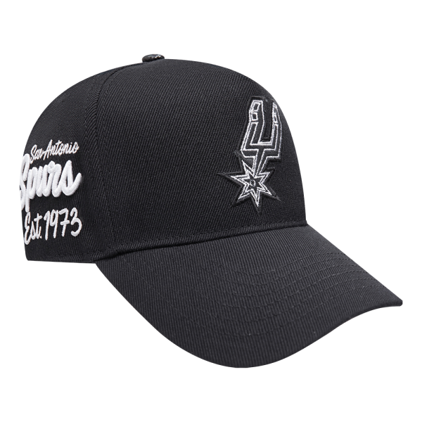 San Antonio Spurs mens san antonio spurs pro standard black paint the city pinch front snapback hat Collection | Official Spurs Store