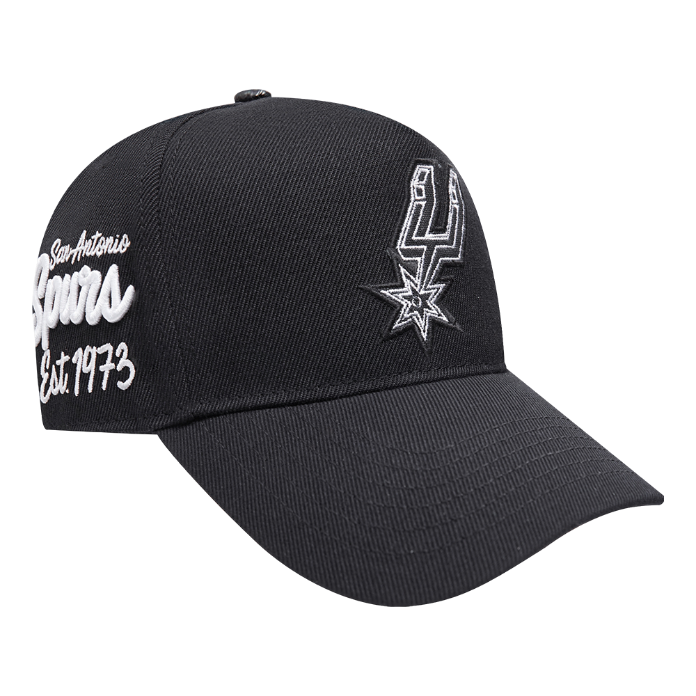 San Antonio Spurs mens san antonio spurs pro standard black paint the city pinch front snapback hat Collection | Official Spurs Store