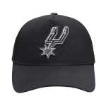 San Antonio Spurs mens san antonio spurs pro standard black paint the city pinch front snapback hat Collection | Official Spurs Store